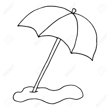 Select from premium beach black and white images of the highest quality. Black And White Open Beach Umbrella Sketch Style Vector Illustration Royalty Free Cliparts Vectors And Stock Illustration Image 141516927