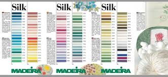 Imagini Pentru Madeira Silk Thread Colour Chart Dantela