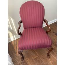 These are not cheap imitations. 1990s Queen Anne Accent Chair Chairish