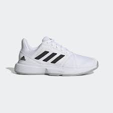 This update to the gel court speed, now features flytefoam in the midsole, making this shoe more comfortable, and even lighter than before! Adidas Courtjam Bounce Weiss Schwarz Allcourt Tennisschuhe Damen Versandkostenfrei Online Bestellen