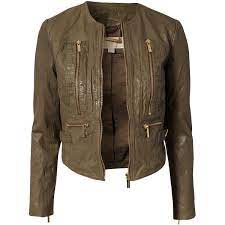 Michael Michael Kors Jacket With Zippers 655 Found On Polyvore Michael Kors Jackets Lightweight Leather Jacket Real Leather Jacket