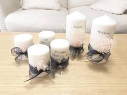ikeaのキャンドルと100均の転写シールで作るテーブルナンバーまとめ marry マリー キャンドル ikea 結婚式 ウェディング ゲストテーブル