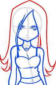 How to draw a girls body. How To Draw A Manga Goth Girl Step By Step Drawing Guide By Dawn Dragoart Com Anime Drawings Tutorials Drawing Tutorial Easy Easy Manga Drawings