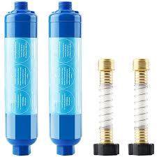 Maybe you would like to learn more about one of these? Buy Goldpar Rv Marine Inline Water Filter With Flexible Hose Protector Garden Camping Water Hose Kdf Filter Accessories For Rv Boat Camper Gardening Drinking Washing Filter 2 Pack Online In
