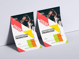 Free Brand Curved Paper Poster Mockup In 2020 Poster Mockup Mockup Design Poster