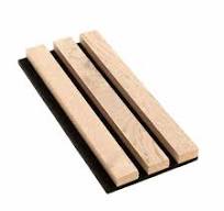 Akupanel-paneles acústicos personalizados, listón de madera de roble  Natural, Panel de pared