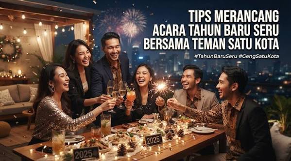 Tips Merancang Acara Tahun Baru Seru Bersama Teman Satu Kota