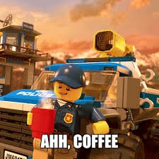 Trending Gif Coffee City Morning Police Lego Police Officer Good Day Coffee Break Lego City Coffee Time Gif Good Day Coffee Lego Friends