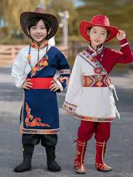 Tibetan Performance Attire Costume Boys ...