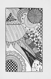Yamanlar Malhun Hatun Lisesi Zentangle Desenler Zen Cizimleri Soyut