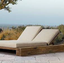 Aspen Double Chaise Backyard Furniture Outdoor Chaise Lounge Patio Decor