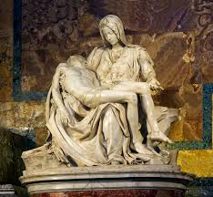 La Pieta De Michel Ange Statue Emotionnelle Qui Est Toujours Actuelle Avec Son Sujet De La Mort D Enfant Avant Les P Michelangelo Michelangelo Pieta Sculpture