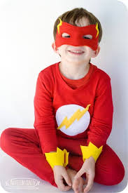 Diy The Flash Superhero Costume For Kids Flash Halloween Costume Flash Costume Diy Superhero Costume