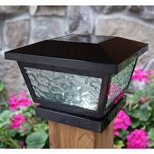 Fairmont 5 X5 Black Outdoor Led Solar Post Cap 6h874 Lamps Plus In 2020 Deck Post Lights Solar Post Caps Post Lights