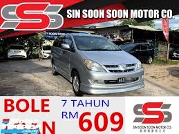 Ikut semua syarat yang ditetapkan oleh pihak bank. Rm 28 800 2006 Toyota Innova 2 0 G Mpv Premium Auto Fre