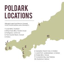 From here you'll travel the past real truro and falmouth and on to the far west stopping firstly at a picturesque fishing cove used in the second series of poldark. Poldark Country Map Cornwall Google Search Cornwall Map Poldark Locations Poldark