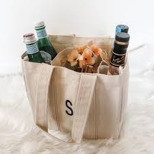 If it's possible even something to signify becoming a teen. Monogrammed Initial Wine Bottle Tote