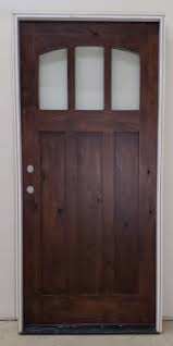 Search for alder wood doors with us. Arched 3 Lite Espresso Stained Knotty Alder Craftsman Prehung Front Door Mccarren Supply