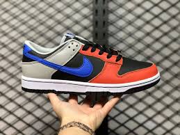 Latest Nike Dunk Low Emb Black Racer Blue Orange Dd3363 002