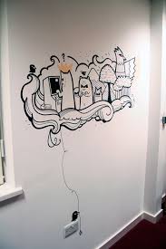 Tutorial cara menggambar doodle untuk pemula | penjelasanya detail. 19 Wall Doodles Ideas Office Mural Mural Art Doodle Wall