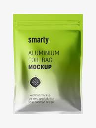 Aluminium Foil Bag Mockup Smarty Mockups Bag Mockup Aluminum Foil Gift Set Packaging