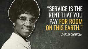 Ignore the glass ceiling and do your work. Repeatedly Breaking The Glass Ceiling Shirley Chisholm S Story Thestreet