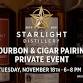 Starlight Distillery Cigar & Bourbon Pairing at event image
