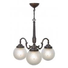 3 Arm Victorian Or Edwardian Ceiling Pendant Light With Globe Shades Victorian Pendant Lighting Ceiling Pendant Lights Ceiling Lights