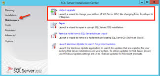 Changing Sql Server Editions Standard Enterprise