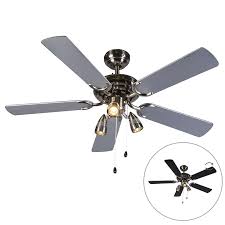 Its design offers the impact of a chandelier fixture and the cooling feature of a ceiling fan in one unit. Ceiling Fan Gray Mistral 42 Lampandlight