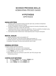 Nota sains tahun 4 unit 1 kemahiran saintifik chang tun kuet. Hipotesis Dwi Edit