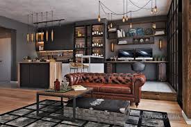 The modern bachelor pad is all about simplicity, and the less there is in the pad, the easier it is to keep clean and organized. How To Design Industrial Style Bachelor Pads 4 Examples House Things Apartment Design Living Room Designs Bachelor Pad Decor