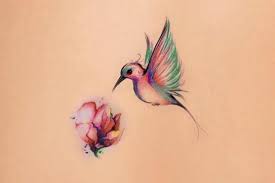 #hummingbird tattoo #shirtless #smoking #tattoo #safety pin #safety pins necklace. Tattoos For Women In Color Designs And Trends Hummingbird Tattoo Tattoos Tattoos For Daughters