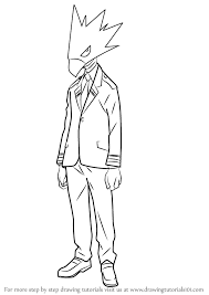 Learn How To Draw Fumikage Tokoyami From Boku No Hero Academia Boku No Hero Academia Step By Step Drawing Manga Girl Drawing Easy Drawings My Hero Academia