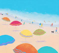 In this painting tutorial, you can learn several painting techniques including color mixing, layering and blending. Beach Painting Bright Sunny Day Painting By Jan Matson