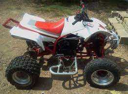 1988 Yamaha Blaster 200 2-stroke Atv White Red Yamaha Yamaha Atv Yamaha Banshee
