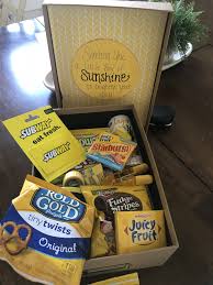 College Care Package When They Need A Little Sunshine College Care Package Juicy Fruit Brighten Your Day