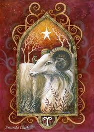 Print Titled Aries By Amanda Clark Zodiac Art Etsy Aries Art Zodiac Art Art Prints