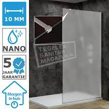 aktie douchewand melkglas goedkoop topsani 10 mm nano alle maten matglas melkglas inloopdouche