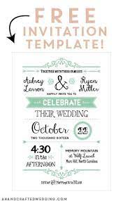 Free Printable Wedding Invitation Template And De Free Printable Wedding Invitations Wedding Invitations Cheap Free Printable Free Wedding Invitation Templates