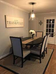Live Thankfully Wood Sign Farmhouse Decor Modern Decor Etsy Dining Room Remodel Dining Room Design Dining Room Walls