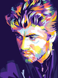 George Michael Portrait" Scarf for Sale by mztgr7