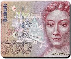 00 Mark billet monnaie Mark Allemand Banque Ordinateur Maria Sibylla Merian  Taille imprimerie
