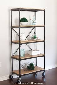 See more ideas about bookshelves diy, iron shelf, shelves. Super Easy Diy Industrial Shelves On A Budget Wire Shelving Hack