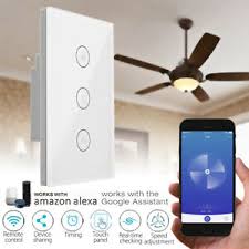 Check spelling or type a new query. Wifi 4g Smart Mobile Ceiling Fan Wall Switch Touch Panel For Alexa Google Home 6285129488685 Ebay