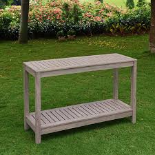 Do you suppose patio console table seems to be great? Stonne Patio Console Table Weathered Grey Walmart Com Walmart Com