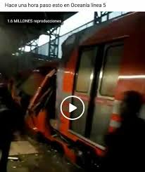 El ministro arturo zaldívar pidió una investigación profunda en el accidente de línea 12 del metro, en. Metro Tacubaya Atencion Esta Circulando Un Video De Linea 5 En La Estacion Oceania Donde 2 Trenes Chocan Ese Video Fue Del Lamentable Accidente De Hace 3 Anos Y Lo Esta