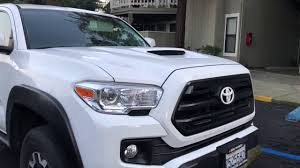 So i took the time to measure. How I Got The Trd Sport Pro Hood Scoop On My 3rd Gen Tacoma Youtube