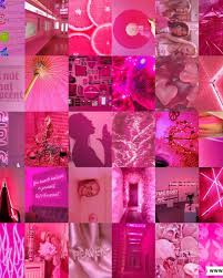 See more ideas about pink aesthetic, pink, daily mood. Fly To My Room Hot Pink Aesthetic Wall Collage Kit Now Facebook