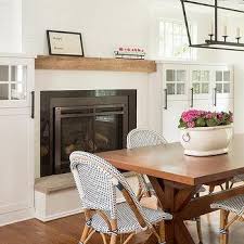 The look has endured, thanks to its casual, homey appeal. Cottage Style Dining Room Fireplace Design Ideas